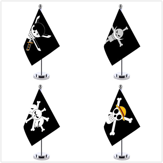 Mini One Piece Pirate Crew Table Flags – Jolly Roger Collection