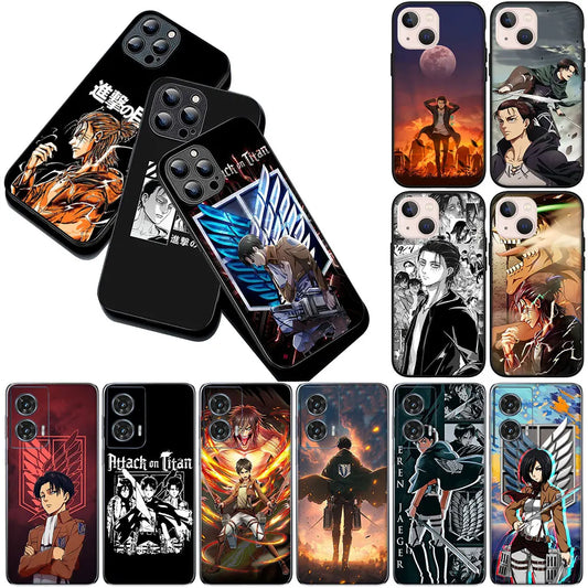 Attack on Titan Shockproof Armor Case with Ring Stand for Xiaomi Redmi Series