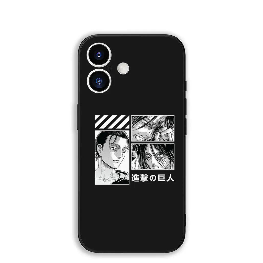 Attack on Titan Shockproof Armor Case with Ring Stand for Xiaomi Redmi Series