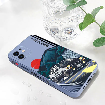 Initial D AE86 Mountain Drift iPhone Case