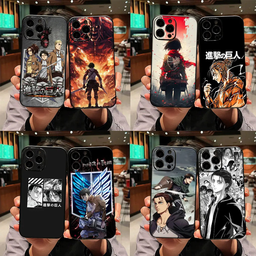 Attack on Titan Shockproof Armor Case with Ring Stand for Xiaomi Redmi Series