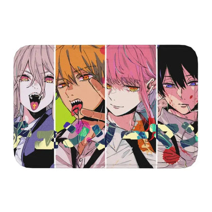 Chainsaw Man Anime Rug – Denji & Power Design
