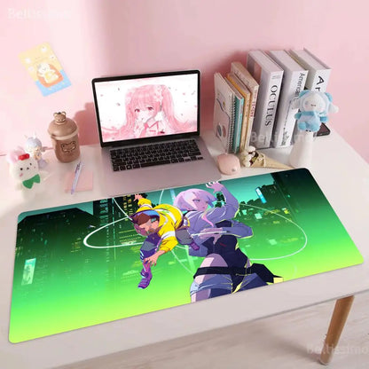 Cyberpunk Edgerunners RGB Gaming Mouse Pad  Extended Desk Mat