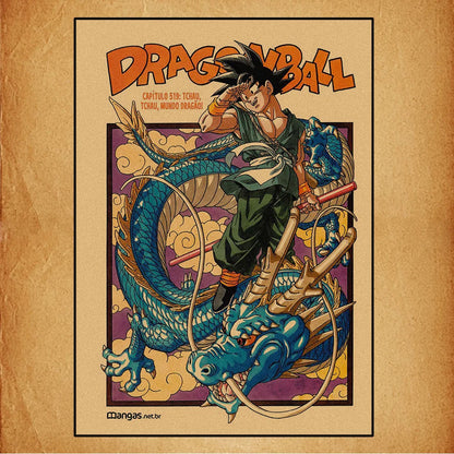Dragon Ball Retro Poster Set – Unframed Wall Art Prints