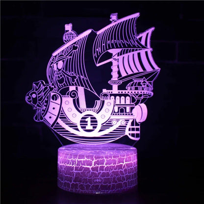 One Piece LED Night Light –26 Character & Symbol Variants