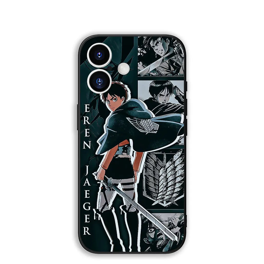 Attack on Titan Shockproof Armor Case with Ring Stand for Xiaomi Redmi Series