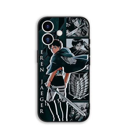 Attack on Titan Shockproof Armor Case with Ring Stand for Xiaomi Redmi Series