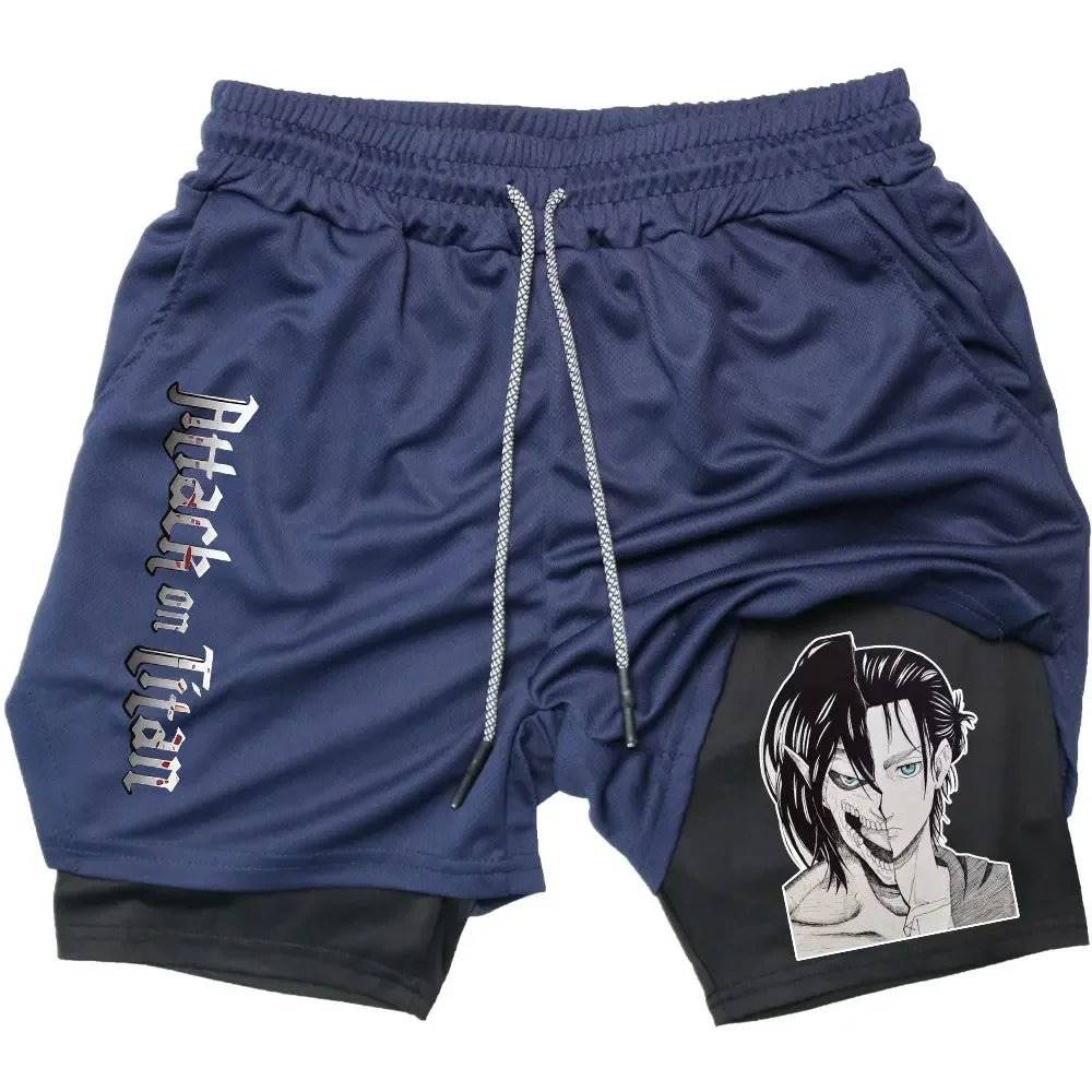 Attack on Titan Gym Shorts - Tokyowai