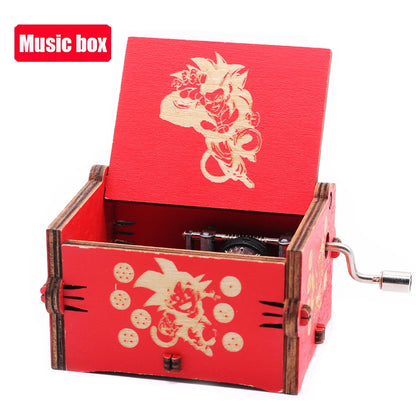 One Piece “Binks’ Sake” Wooden Music Box – Hand-Cranked Collectible