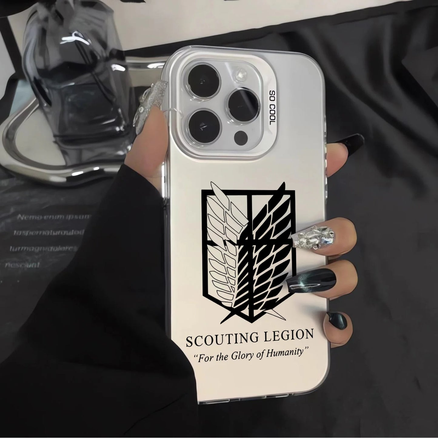 Attack on Titan Shockproof Armor Case with Ring Stand for Xiaomi and Poco Series