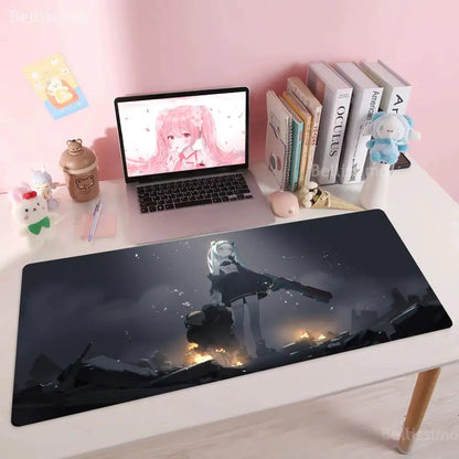 Cyberpunk Edgerunners RGB Gaming Mouse Pad  Extended Desk Mat