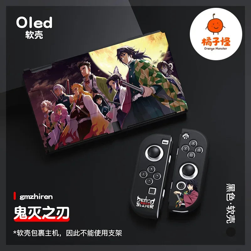 Demon Slayer Nintendo Switch Console Skin - Premium Anime Design for Switch & Switch OLED - Tokyowai