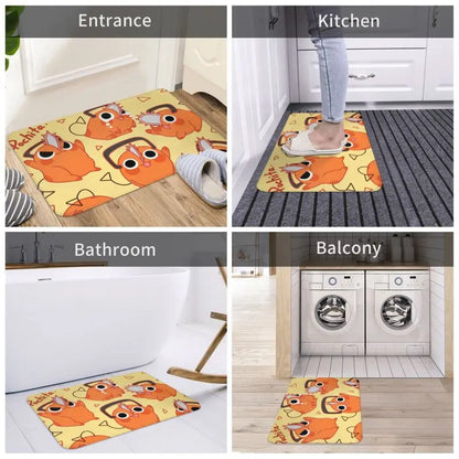 Chainsaw Man Anime Rug – Denji & Power Design