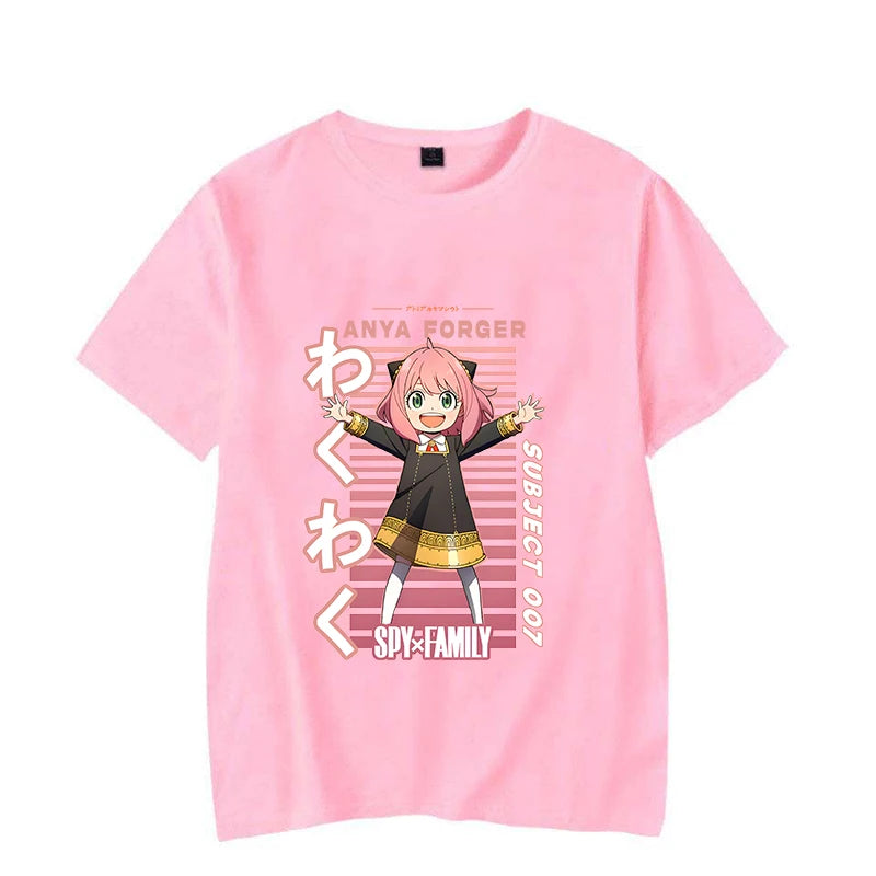 Anya Forger Spy x Family Oversized Black T-Shirt - Tokyowai