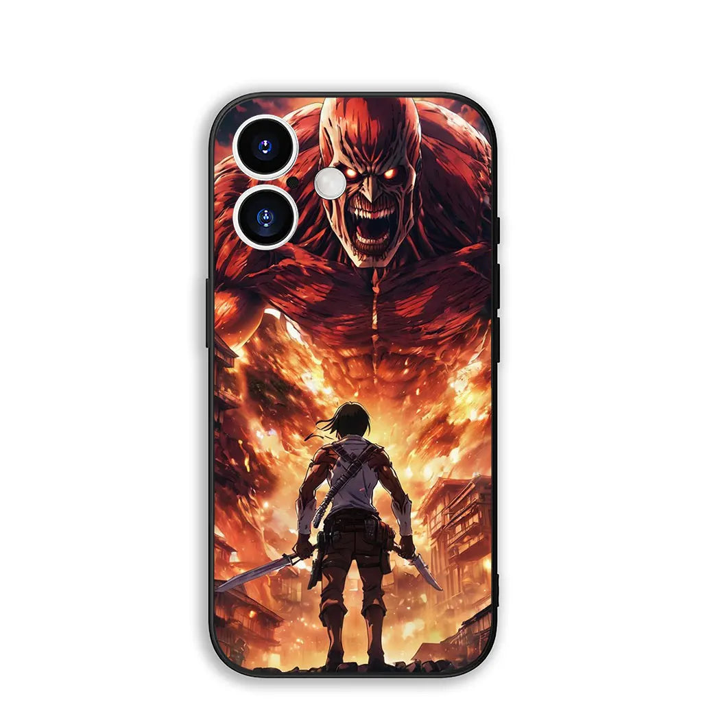 Attack on Titan Shockproof Armor Case with Ring Stand for Xiaomi Redmi Series