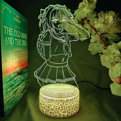 Fate Apocrypha Astolfo LED Night Light – 3D Illusion Lamp