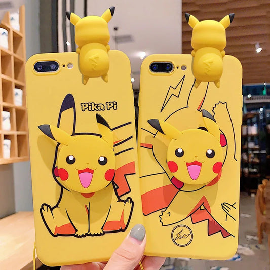 Pokemon Pikachu IPhone Case With Holder Rope - Tokyowai
