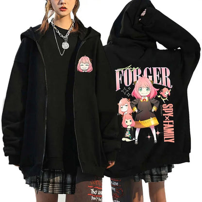 Anya Forger Spy x Family Streetwear Zip Hoodie Jacket