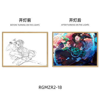 Demon Slayer Light-Up Art Frame - Tokyowai