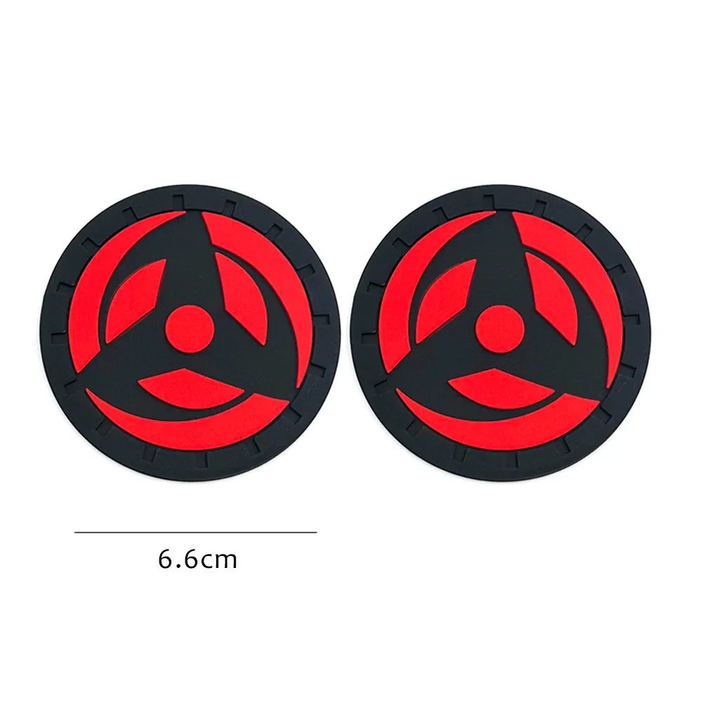 Naruto Sharingan Car Cup Holder Inserts – Bring Out Your Inner Uchiha