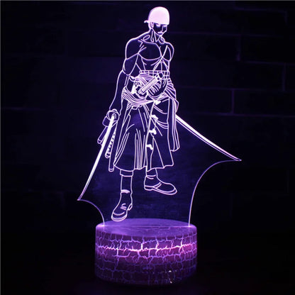 One Piece LED Night Light –26 Character & Symbol Variants
