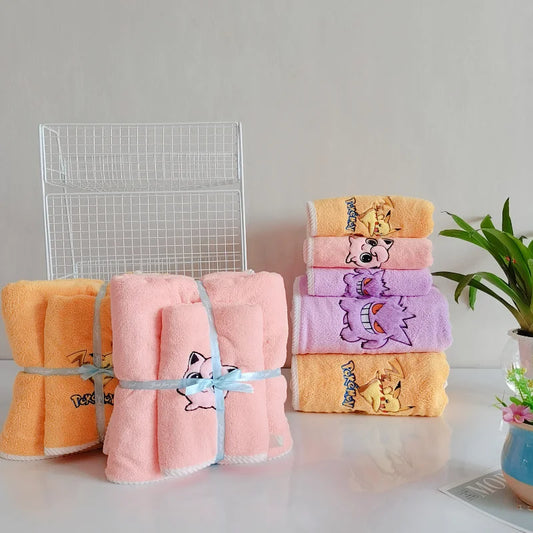 Pokémon Character Towels & Bath Towels – Pikachu, Gengar & Jigglypuff