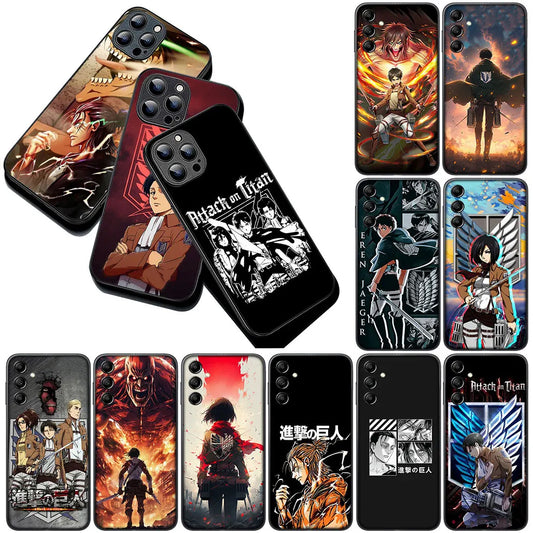 Attack on Titan Shockproof Armor Case with Ring Stand for Xiaomi Redmi Series