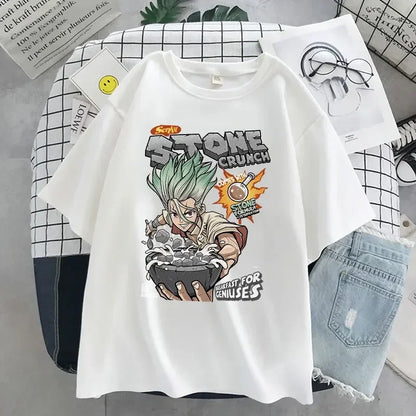 Anime Cereal Box T-Shirts  Oversized Tees