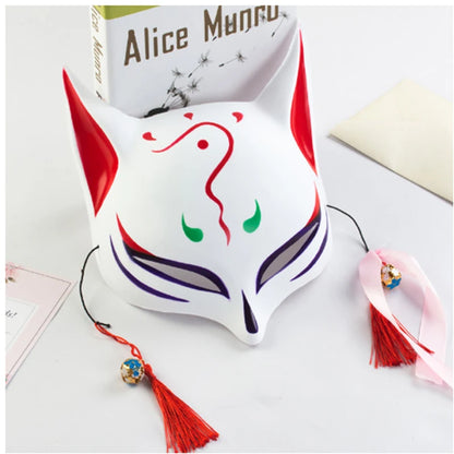LED Neon Fox Mask – Light-Up Cosplay Mask with Multi-Flash Modes