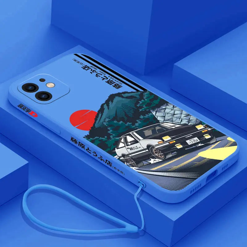 Initial D AE86 Mountain Drift iPhone Case