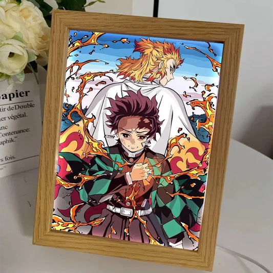 Demon Slayer Light-Up Art Frame - Tokyowai