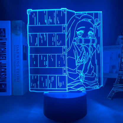 Demon Slayer LED Night Light Collection – 16-Color Anime Acrylic Lamps (37 Variants)