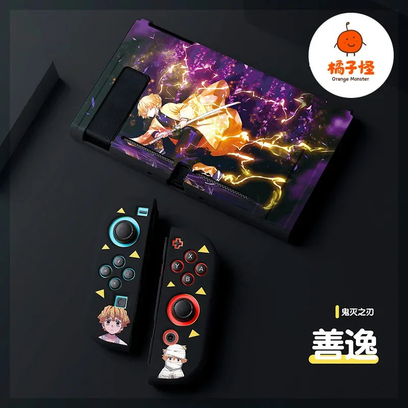 Demon Slayer Nintendo Switch Console Skin - Premium Anime Design for Switch & Switch OLED - Tokyowai