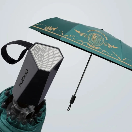 Attack On Titan Scout Regiment Symbol Umbrella - Tokyowai