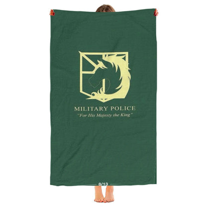 Attack on Titan Microfiber Beach Towel – Quick Dry and Sandproof