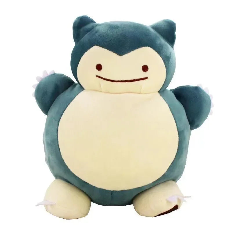 Snorlax & Ditto Transforming Plush Toy – Reversible Zipper Pillow