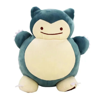 Snorlax & Ditto Transforming Plush Toy – Reversible Zipper Pillow
