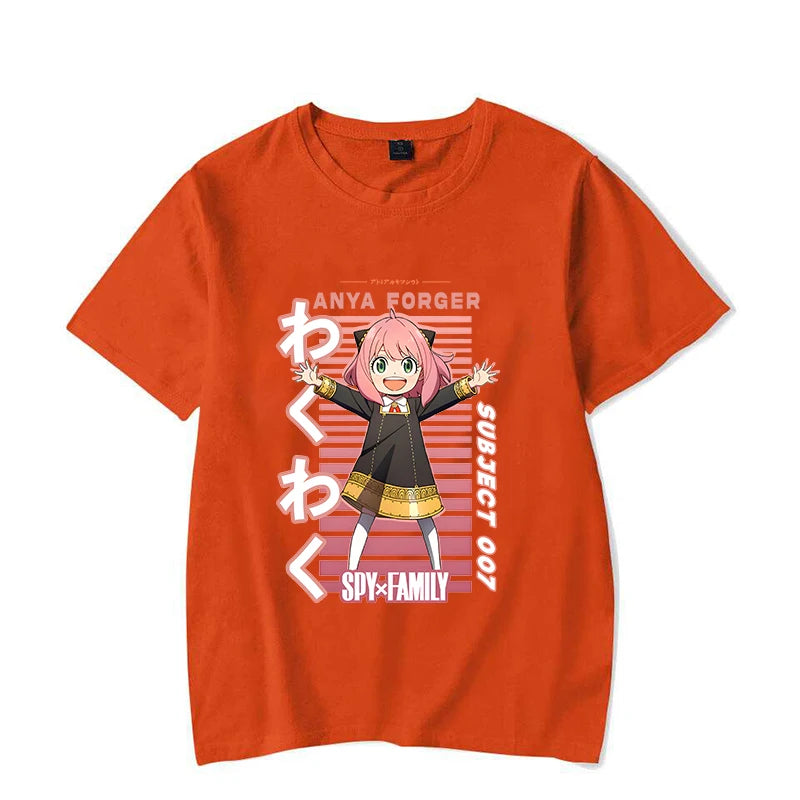 Anya Forger Spy x Family Oversized Black T-Shirt - Tokyowai