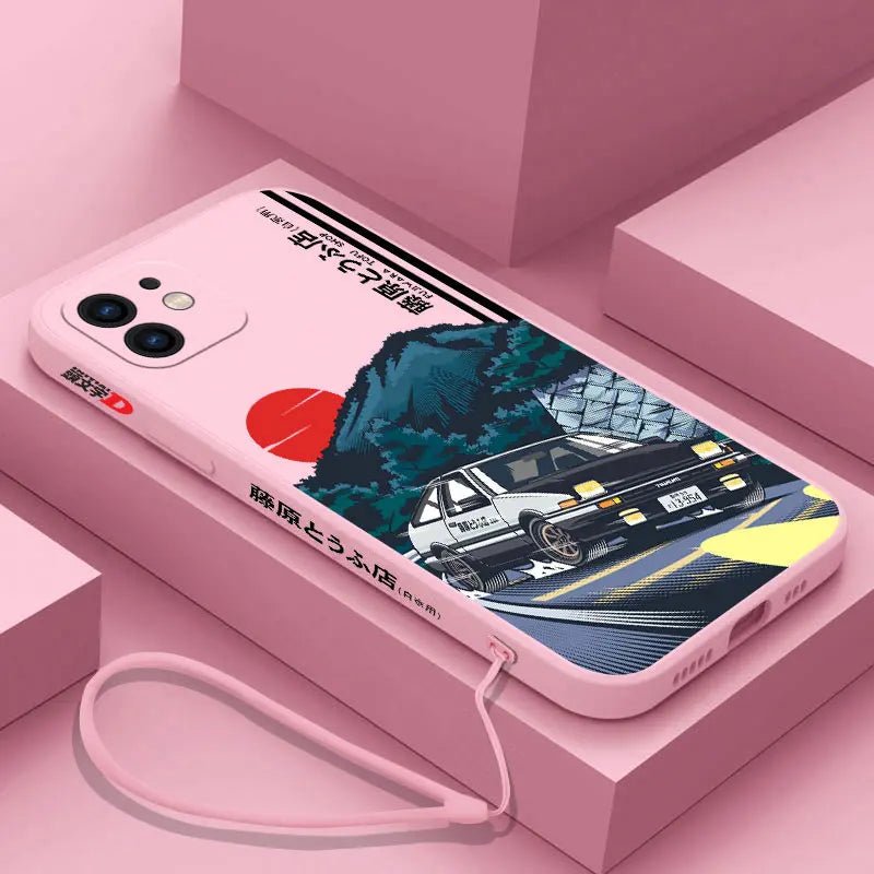Initial D AE86 Mountain Drift iPhone Case
