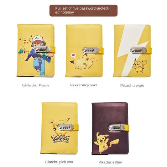 Pokémon Go Pikachu Lockable Journal - A5 Notebook