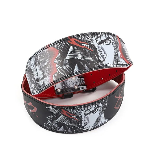 Berserk Guts Leather Choker and Wristband Set – Dark Fantasy Cosplay Accessory