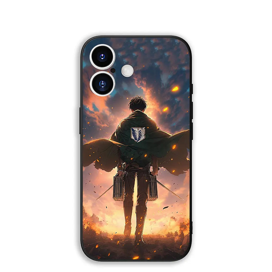 Attack on Titan Shockproof Armor Case with Ring Stand for Xiaomi Redmi Series