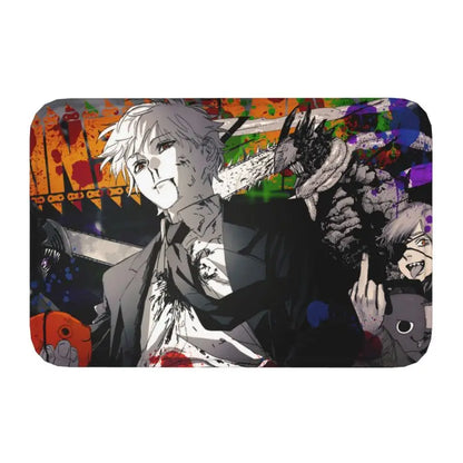 Chainsaw Man Anime Rug – Denji & Power Design