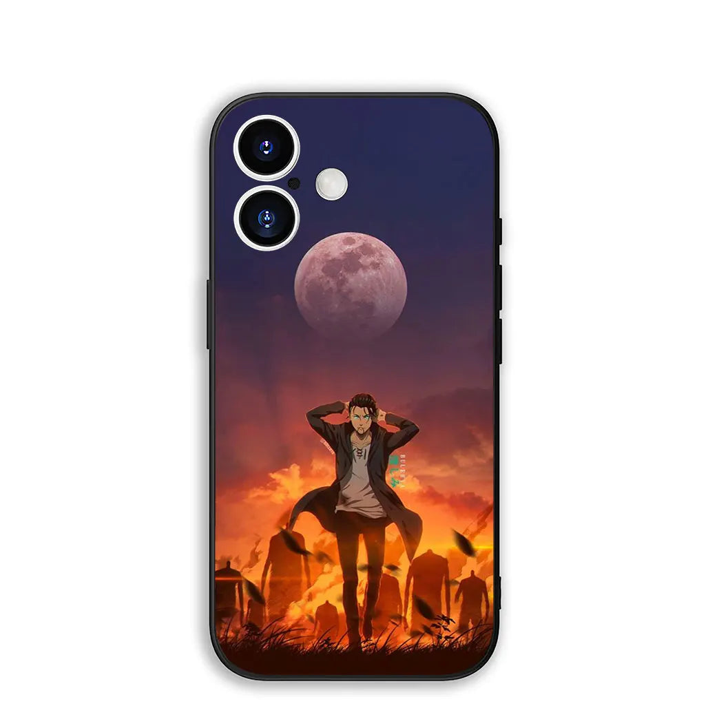 Attack on Titan Shockproof Armor Case with Ring Stand for Xiaomi Redmi Series