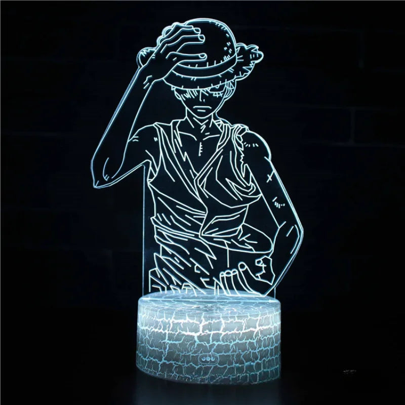 One Piece LED Night Light –26 Character & Symbol Variants