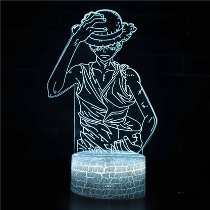 One Piece LED Night Light –26 Character & Symbol Variants