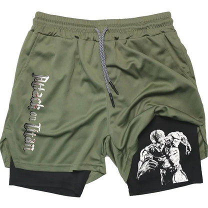 Attack on Titan Gym Shorts - Tokyowai