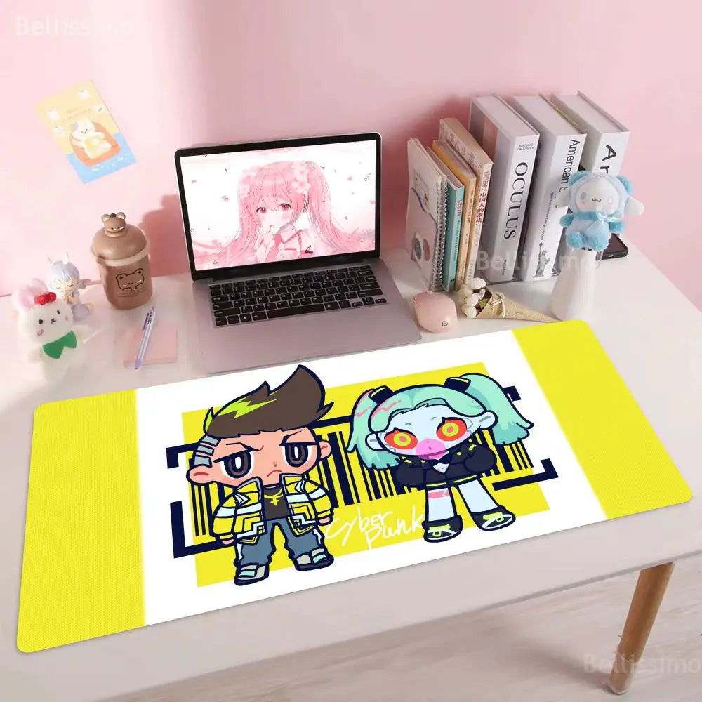 Cyberpunk Edgerunners RGB Gaming Mouse Pad  Extended Desk Mat
