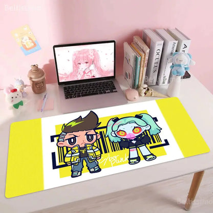 Cyberpunk Edgerunners RGB Gaming Mouse Pad  Extended Desk Mat