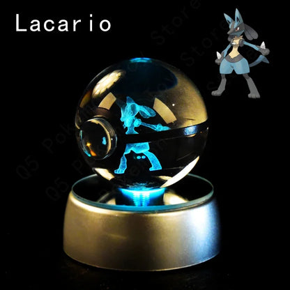 Pokémon 3D LED Crystal Ball Night Light